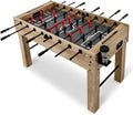 Giantex 54" Foosball Table Adult Size, Full Size Arcade Soccer Table Game w/2 Balls & 2 Cup Holders, Football Table for Kids & Adults, Competition Sized Foosball Table for Game Room, Family, Party
