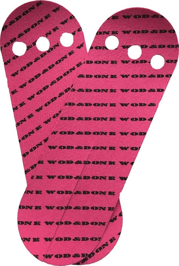 WOD&DONE Custom Hand Protection Athletic Tape Grips for Pullups, Functional Fitness, Gymnastics