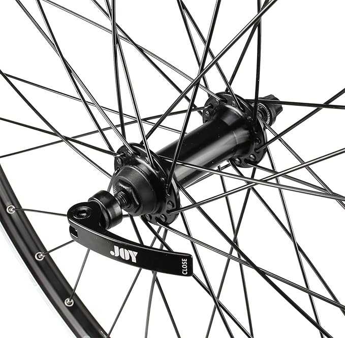 CyclingDeal MTB Bicycle Double Wall Rims 26" Wheelset - Front & Rear Mountain Bike Wheels - Compatible with Shimano MF-TZ500 Freewheel