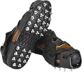 Spiked Shoes for Resinous Coatings, Epoxy Floor, Overlays, Cover Installation, Spiked Screeding Sanda,Ice Crampons, Black