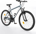 26" Mountain Bike - 1/7-Speed Lightweight High-Carbon Steel Frame, V Brakes & Front Suspension - Adjustable Ergonomic Seat for Men & Women(Quick Assembly, Multiple Colors)