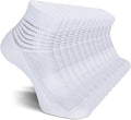 IRAMY Compression Ankle Support Socks Coolmax Wicking Cushioned Athletic Plantar Fasciitis Relief Men Women 2/3/6 Pairs