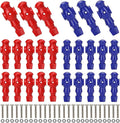 26pcs Foosball Men Replacement, Soccer Player Set Football Players Parts Foosball Man Table Player Football Machine Accessories Replacement Parts