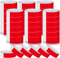 600 Packs Paper Wristbands for Events Neon Party Wristbands Colored Waterproof Paper Club Arm Bands Lightweight Identification for Concert Bar Entrance Admission(Red)