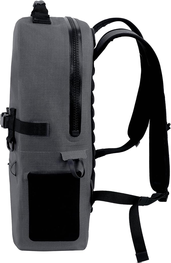 Breakwater Supply™ Waterproof IP68 Submersible Backpack with Airtight Zippers | Laptop Travel Outdoors | Fogland 25L 20L 15L