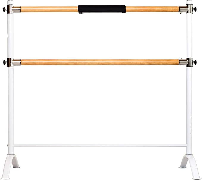 LeStage Ballet Barre - Portable Freestanding Adjustable Training Barre - Pro Series with Foam Protector and Elastic Stretching Strap