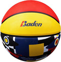Baden | Legend Court Canvas | Creative Design Outdoor Rubber Game Basketball | Youth & Adult Size 5,6,7