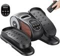 MERACH Under Desk Elliptical Machine, Ellipse Leg Exerciser as Seen on TV for Seniors with Remote Control & 12-Speeds, Quiet Portable Electric Seated Pedal Exerciser Machine for Home Office