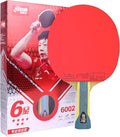 DHS Ping Pong Paddles Professional Table Tennis Racket with Hurricane Rubber Carrying Case - ITTF Approved Rubber for Tournament Play