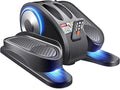 ESL Under Desk Elliptical - Portable Leg Exerciser for Seniors, Compact Seated Elliptical with Remote Control, LCD Display Electric Elliptical Trainers