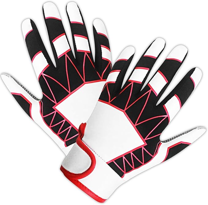 Youth Baseball USA Flag Glove American Flag Batting Gloves Comfortable Fit Breathable Durable Lightweight Design Junior Training Batting