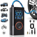 Tire Inflator Portable Air Compressor Portable Cordless Mini Air Pump with Digital Pressure Gauge Inflater 150PSI Fast Inflation and Auto Shutoff Function Tires Pump for Cars Motorcycles Bikes Balls