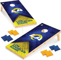 Wild Sports NFL Football 2' x 4' Regulation Size Solid Wood Cornhole Set with Direct Print HD Team Graphics Great Gift for Any Football Fan! Bean Bag Toss Family Outdoor Game