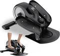 CRYSTAL FIT Under Desk Elliptical, Quiet & Portable Electric Seated Pedal Exerciser, Ellipse Leg Exerciser for Seniors Fully Assembled, 8 Level Speeds, Forward & Reverse Direction for Home Office