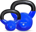 Yes4All Kettlebell Set Vinyl Coated Weights Combo for Full Body Workout Equipment Push up, Grip Strength Training, Dumbbell Weights Exercises