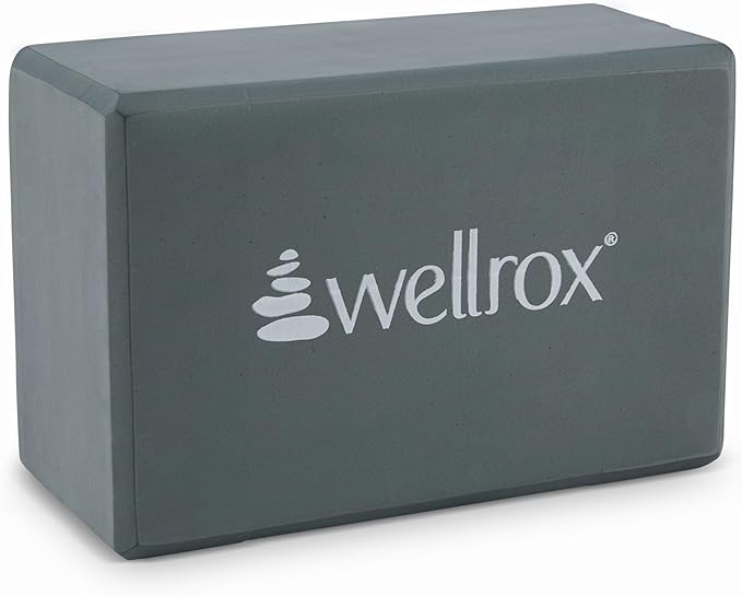 Supportive Yoga Block Non-Slip EVA for Yoga, Pilates, Stretching, and Meditation (4"x6"x9")