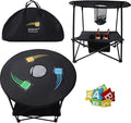HOROW Bean Bag Toss Game - New Upgraded Portable Cornhole Set with 12 Bags, Foldable Design with Storage Layer - Lawn Games, Beach and Yard Games for Adults and Family