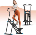 Stair Stepper for Home Gym, 350lbs Vertical Climber Machine with LCD Display, Non-Slip Pedals & 350lb Capacity Compact Folding Cardio Exercise Climber