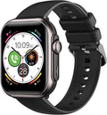 Smart Watches for Women Fitness Tracker: 1.85" Smartwatch with 30 Day+Battery Life Make/Answer Call Sleep Heart Rate SpO2 Monitor IP68 Waterproof 120+Sport Mode Watch for Android iPhone Samsung Black