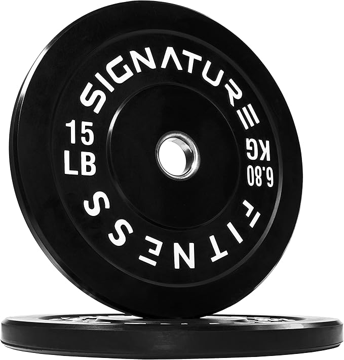 Olympic Bumper Plates Set, 2" Weight Plates for Strength Training & Weightlifting, Paris or Set or Set with Barbell, Multiple Options