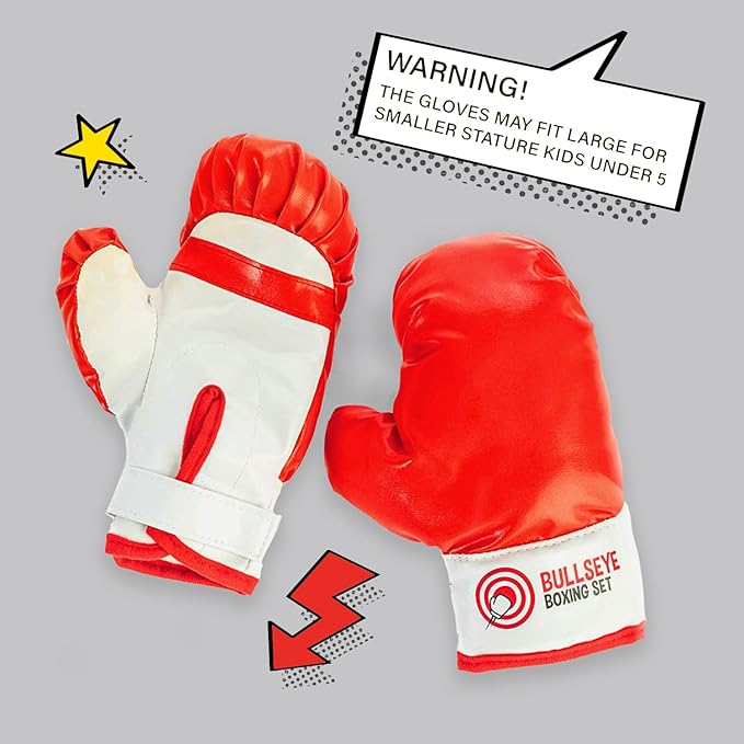 Whoobli Punching Bag for Kids and Toddler Incl Boxing Gloves| 3-10 Years Old Adjustable Kids Punching Bag with Stand| Sports Toy for Boys| Ideal Christmas Birthday Gift for Children