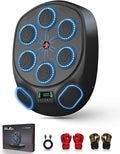 New Smart Music Boxing Machine & Interactive Punching Trainer | 8-Target with LED Rhythm Lights & Wall Mount | Home Workout & Fun for Adults/Kids, Ideal Gift