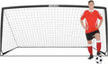 BOHEN 11x5.5 FT/9x5 FT/6x4 FT Portable Metal Soccer Goal for Backyard with Carry Bag - Fun for Outdoor Indoor Training Games for Kids and Adult, Easy Storage and Transportation