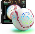 Light up Baseball with LED Rechargeable, 9 Lighting Modes Glow in The Dark Baseball, Official Size Leather Weighted Baseballs for Day Night Indoor Outdoor, Sport Toys Games Gifts for Boys 8-12