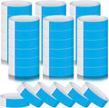 600 Packs Paper Wristbands for Events Neon Party Wristbands Colored Waterproof Paper Club Arm Bands Lightweight Identification for Concert Bar Entrance Admission(Blue)