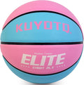 KUYOTQ Kids Toddler Youth Adult Size 3/4/5/6/7 Basketball 22/25.5/27.5/28.5/29.5" Thickened Rubber or Faux Leather Basketball for Boys Girls (Deflated)