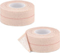 2 Rolls Adhesive Elastic Tape Bandage Tape Wrap Flexible Stretch Bandages for Sports Ankle, Knee and Wrist Sprains(Beige,1 Inch Wide)