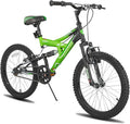 JOYSTAR 20 Inch Kids' Bike for Boys Girls Ages 7-13 Years Old, Dual-Suspension Kids Mountain Bike with Dual Handbrake & Kickstand, Multiple Colors