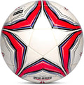 Soft PU Leather Soccer Ball, Indoor Outdoor Team Sports, Training Practicing Game Match Soccer Ball Gift for Adult Youth, 1pcs