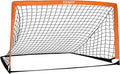 5×3 6x4 9x5 FT Portable Kids Soccer Goal for Backyard, Foldable Soccer Practice Net with Carrying Bag for Toddler Youth Adult Pop Up Soccer Training Equipment Indoor and Outdoor Sports Game