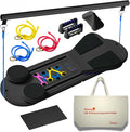 Pilates Reformer Board - Home Gym Workout Set for Core & Full Body Training, Pilates Exercise Equipment, Ab Machone, Compact Fitness Gear for Strength, Toning & Weight Loss