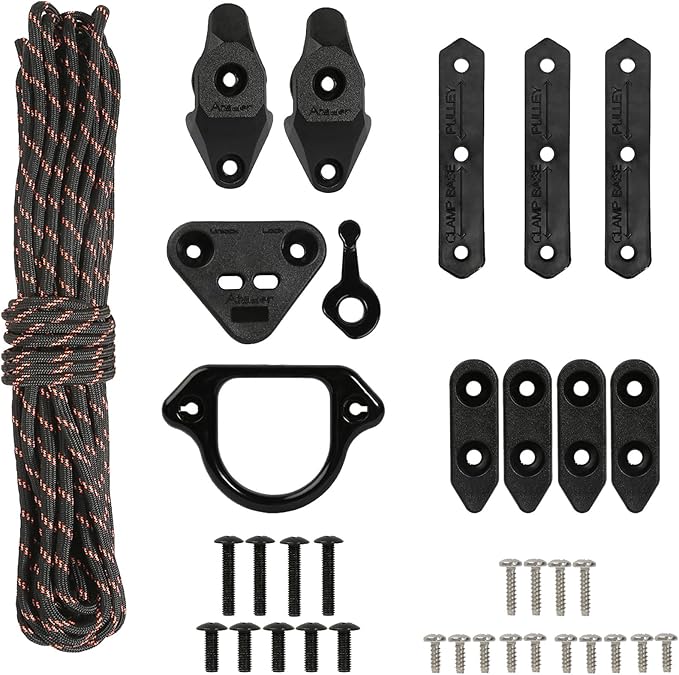 Kayak Anchor Trolley Kit, Anchor Trolley System for Kayak Canoe