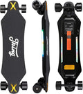 JKING Electric Skateboard Electric Longboard with Remote Control Electric Skateboard,900W Hub-Motor,26 MPH Top Speed，21.8 Miles Range,3 Speed Adjustment，Max Load 330 Lbs,6 Months Warranty