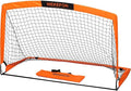 Soccer Goal with Carry Bag, 10/9MM Strengthen Pole, Arched Design, Kids Soccer Goals for Backyard Set 5x 3.1/3.6x2.7/2.9x2.4ft Portable Pop Up Soccer Nets for Toddler, Adults, Youth Games, Play, Gifts