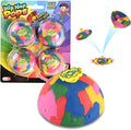 4in1 Bounce Bowls Ball Fidget Toy for Kids & Adults Spinning Stress Relief, Pop Up Toy Outdoor Game Sports Fingertip Toy for School, Birthday Party Favors, Goodie Bag Fillers for Boys and Girls