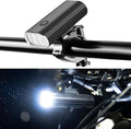 High Lumens Bike Headlight, 2000+ Lumens 6 LED Super Bright Wide Beam for Night Riding, Rechargeable Bicycle Front Light with Handlebar & Underneath 2 Mounts for Road Mountain Bicycle