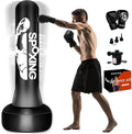 Freestanding Punching Bag for Adult Teens, 70" Heavy Punching Bag with Boxing Gloves and Electric Air Pump for Beginners Kickboxing Training MMA Muay Thai Fitness Office Home Gym