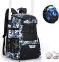Baseball Bag for Youth and Adult, Softball Backpack 40L Large Capacity, Bat Backpack with Shoes Compartment and Hidden Helmet Holder