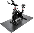 Treadmill Mat, Bike Trainer Mat for Stationary Spin Bike, 72" x 36" Non Slip Exercise Equipment Mat for Bike, Treadmill, Elliptical, Yoga - Workout Floor Protector for Carpet Or Hardwood