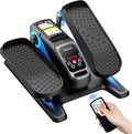 Under Desk Elliptical Machine,Ellipse Leg Exerciser Electric with Remoter,12 Manual Adjustable Speed and 3 Automatic Speed,Portable Seated Pedal Exerciser for Seniors,Adults,Home,Office, Black