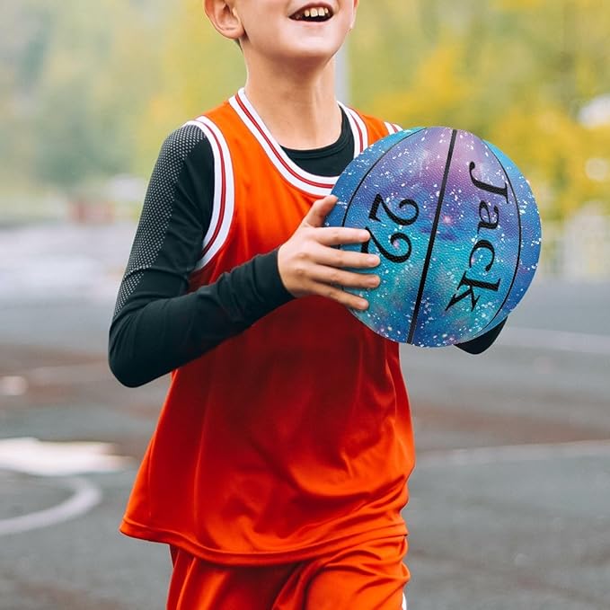 Personalized Basketball Leather Basketball Custom Basketball with Your Personalized Pictures Text Sports Equipment