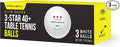 PRO SPIN 3-Star Ping Pong Balls – Professional White 40+ Table Tennis Balls | 3-Star Premium 40 Training & Competition Balls | Bulk, 10-Pack, and 3-Pack Options for Elite Players
