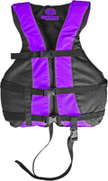 Hardcore Life Jacket Paddle Vest; Coast Guard Approved Type III PFD Life Vest Flotation Device; Jet ski, Wakeboard, Kayak; Ideal Extra Life Jacket for Your Pontoon Boat w/Leg Strap