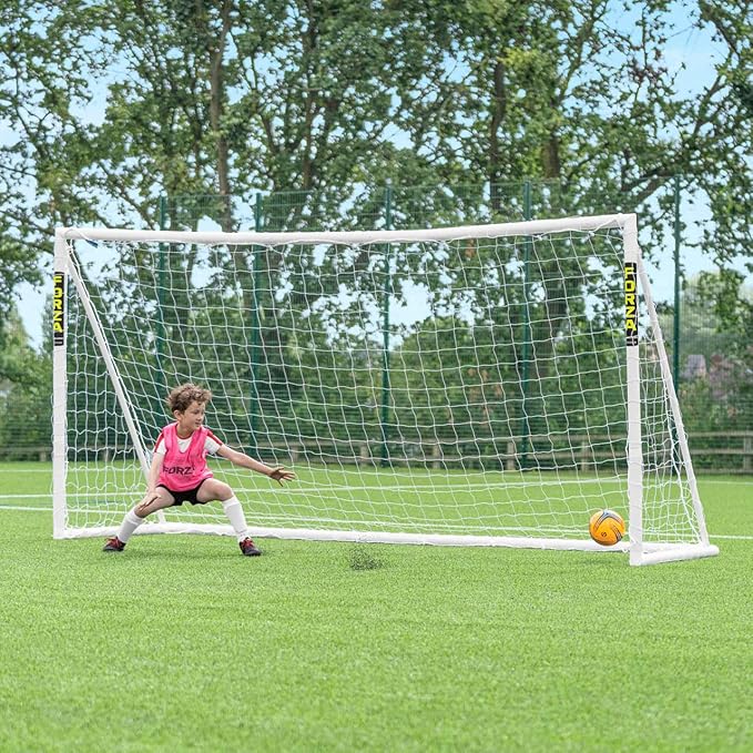 Forza Backyard Soccer Goals [9 Sizes] | Ultra-Durable uPVC Weatherproof Kids Soccer Goals | Quick Assembly – Every Goal Counts!