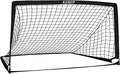5×3 6x4 9x5 FT Portable Kids Soccer Goal for Backyard, Foldable Soccer Practice Net with Carrying Bag for Toddler Youth Adult Pop Up Soccer Training Equipment Indoor and Outdoor Sports Game