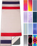 Yoga Drip Yoga Towel - Non Slip Hot Yoga Mat Towel With Corner Pockets, No-Skid Grip, and Built-in Alignment Lines | Soft, Moisture Wicking, and Sweat Absorbent | No Bunching, Stays in Place 72" x 25"